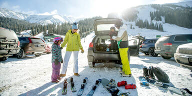 Ski-Urlaub Winter-Urlaub Skifahren