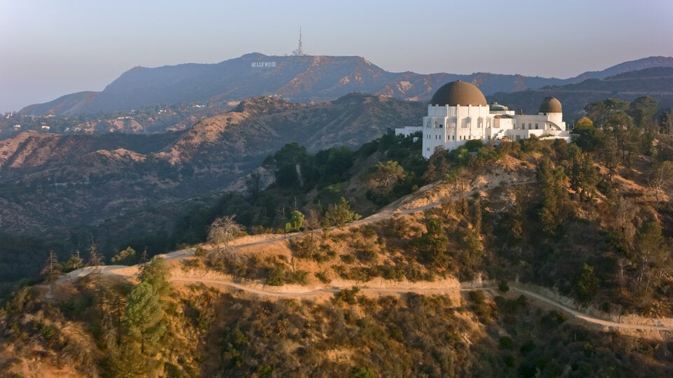 Die Aussicht vom Griffith Park ist spektakulär. 