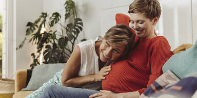 Gemeinsames Baby f&uuml;r Frauenpaare