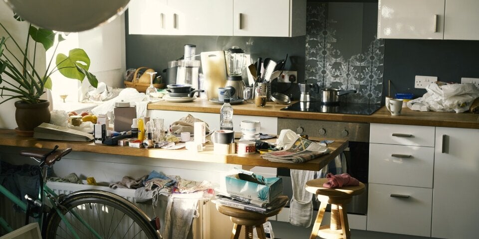 Chaos in der Wohnung