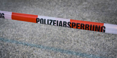 Polizeiabsperrung