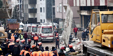 Wohnhaus-Einsturz Istanbul