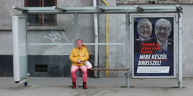 Juncker-Plakate Ungarn