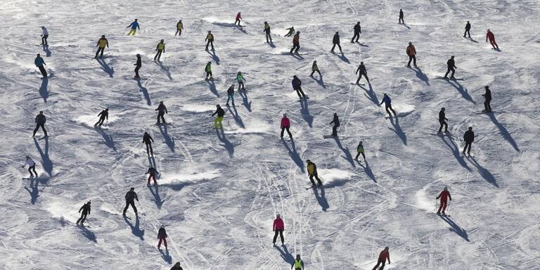Achtung! Diese Skipisten werden in den Semesterferien besonders voll