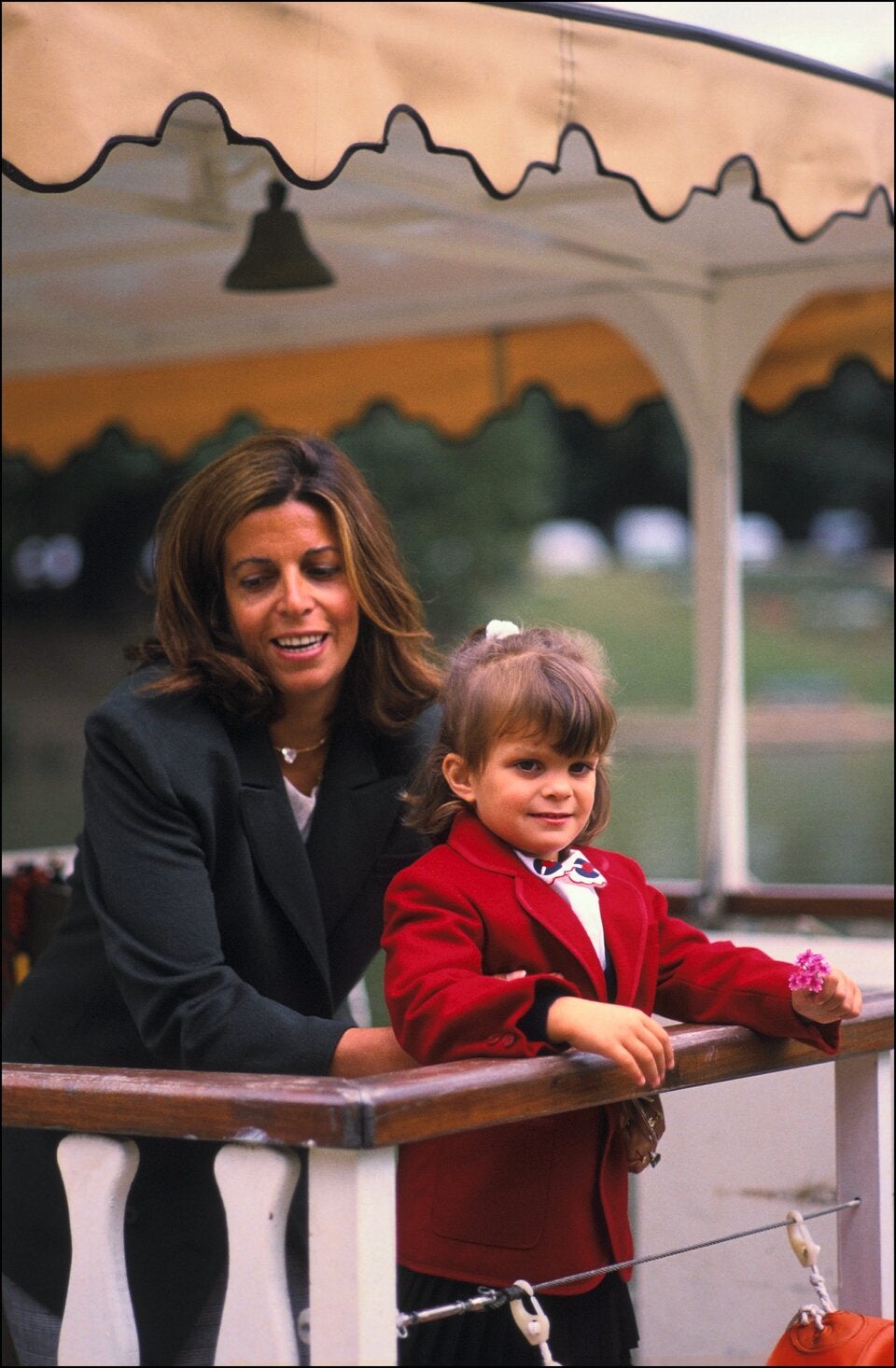 Christina Onassis mit der kleinen Athina