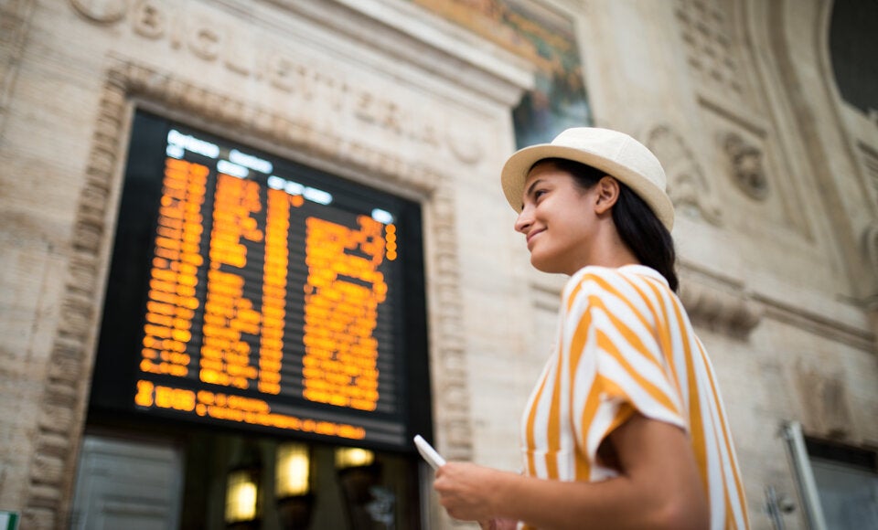Stazione di Milano Centrale. Der Hauptbahnhof von Mailand.