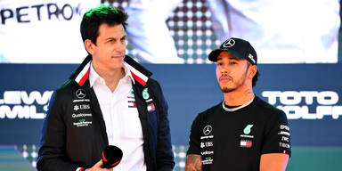 Toto Wolff und Lewis Hamilton