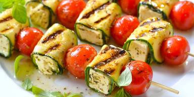 Zucchini-K&auml;se Spie&szlig;e