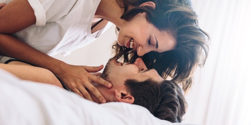 Liebespaar im Bett