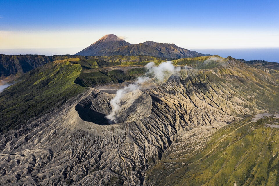 Vulkanausbruch in Indonesien auf der Insel Java