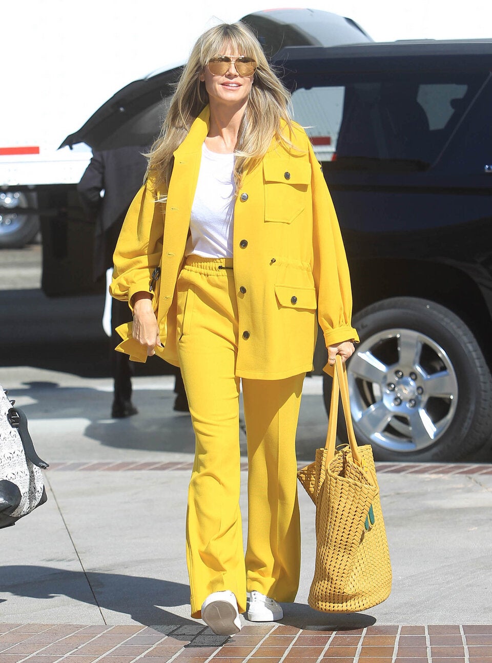 Ton-in-Ton: So stylen wir Heidi Klums Lieblings-Outfit-Formel nach