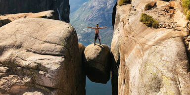 Die gef&auml;hrlichsten Selfie-Spots der Welt