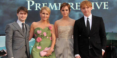 JK Rowling, Rupert Grint, Daniel Radcliffe