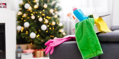 Mit dieser einen Regel putzen Sie Ihre Wohnung in Rekordzeit f&uuml;r Weihnachten