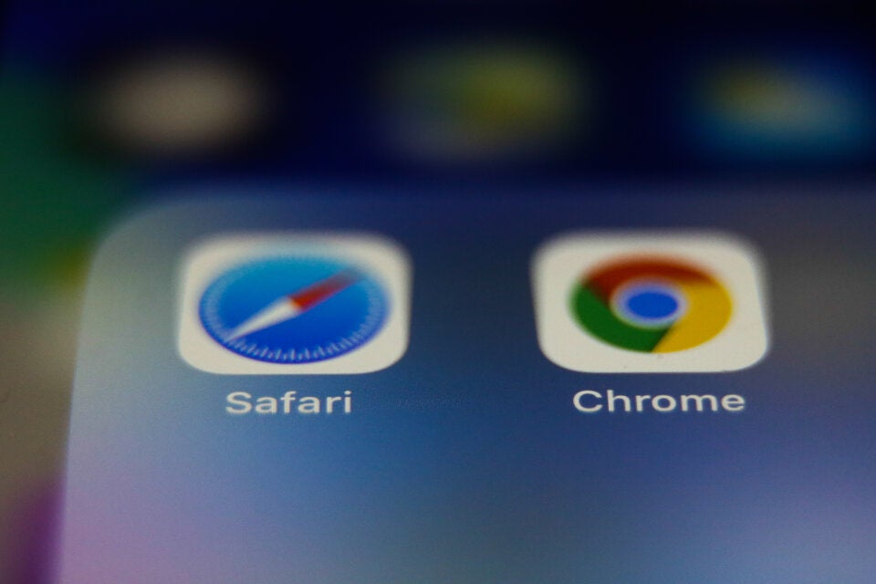 Safari und Chrome auf dem iPhone