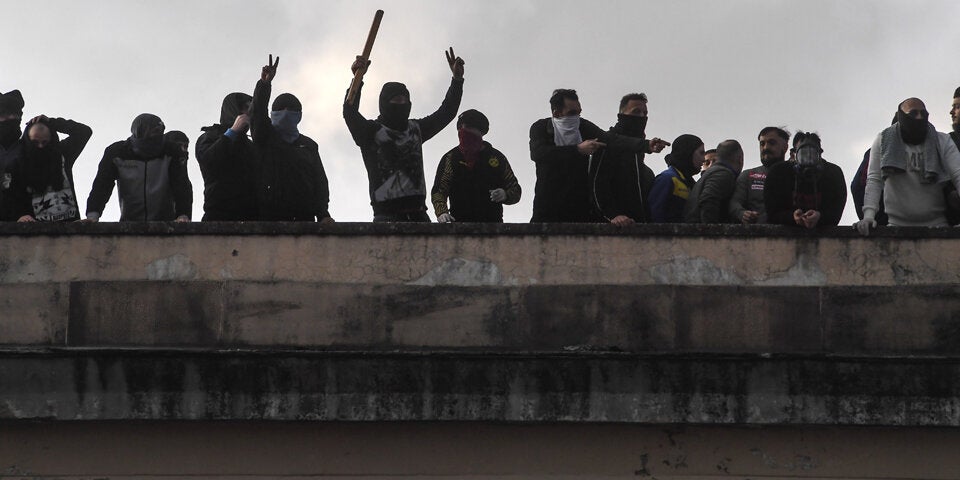 Gefängnisrevolte Italien Coronavirus