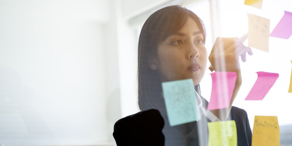 Organisation mit Notizen