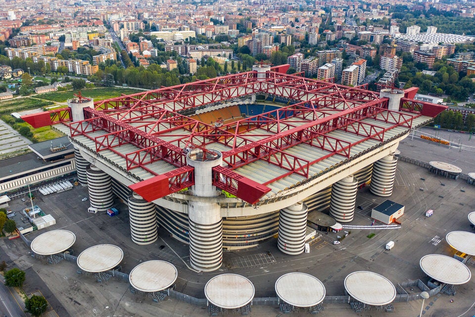 San Siro Stadion in Mailand: Schauplatz der Eröffnugn der Olympischen Winterspiele 2026