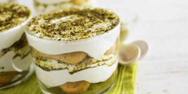 Mit Pistazie, Matcha & Banane: Tiramisu mal anders