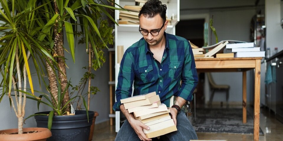 Bücher aussortieren