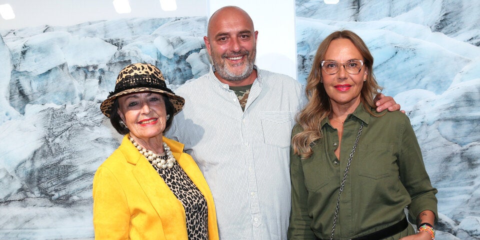 Ingo Robin Wierichs mit seiner Schwester Natascha Ochsenknecht (und Mama Baerbel Wierichs