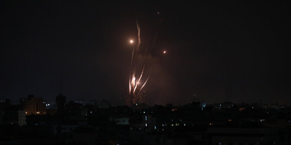 Raketen über Gaza