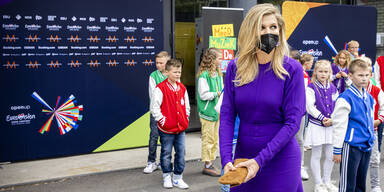 K&ouml;nigin Maxima vor ihrem Besuch beim ESC