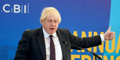 Boris Johnson bei seiner Rede