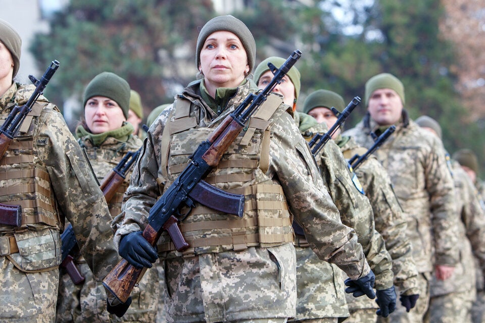 Ukraine Soldatinnen Frauen