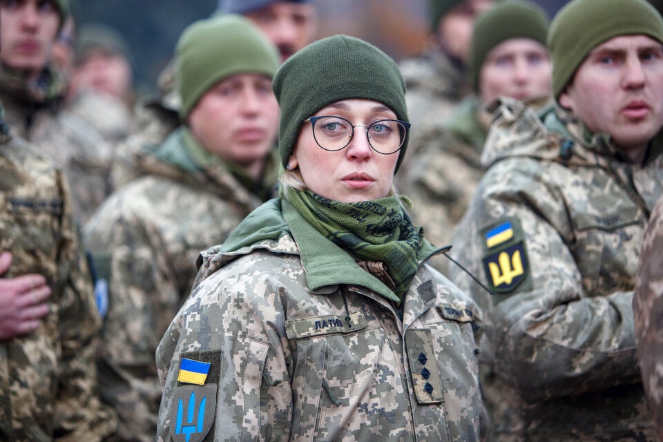 Ukraine Soldatinnen Frauen