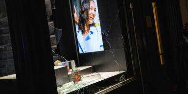 Kaputte Auslage - Symbolbild