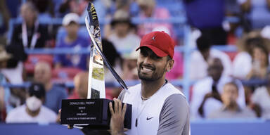 Kyrgios feiert nach drei Jahren ATP-Titel