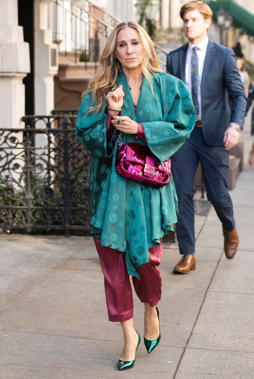 Metallic-Trend á la Sarah Jessica Parker