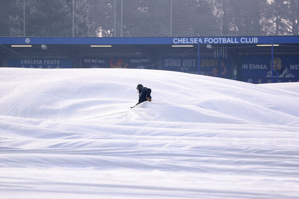 Frozen Pitch Chelsea Liverpool