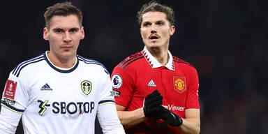 Manchester United Marcel Sabitzer Maximilian Wöber Leeds