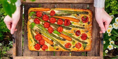 Spargel-Focaccia