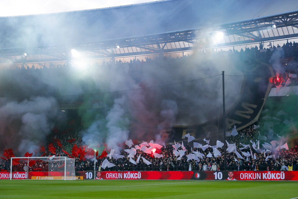 Feyenoord Rotterdam Pokal Pyro