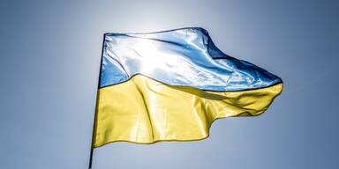 Ukraine Flagge