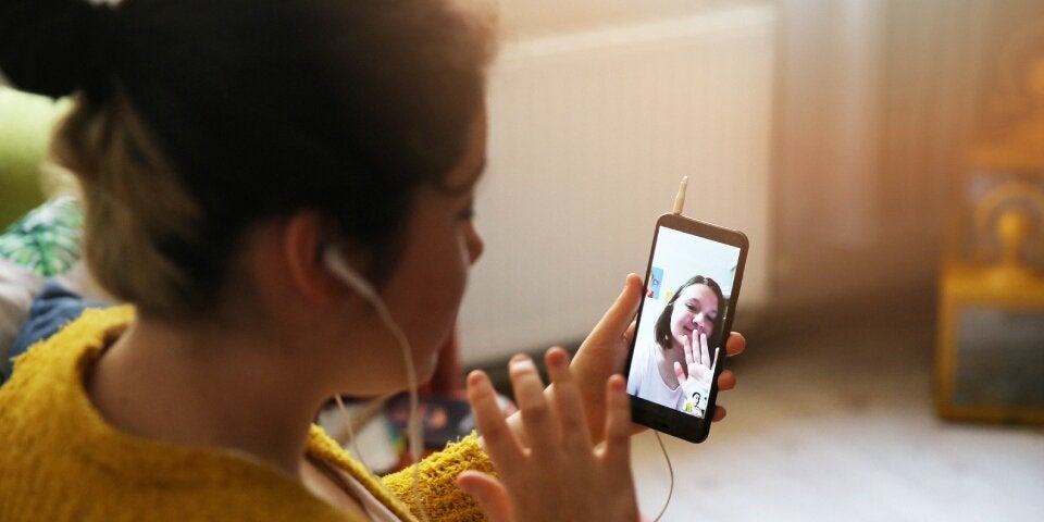 Videochat mit Freunden