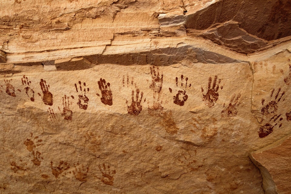 Cave of the Hands. Die Höhle mit Handnegativen zählt zum UNESCO-Weltkulturerbe.