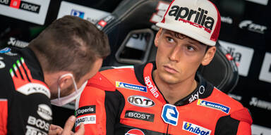 Aprilia-Pilot Lorenzo Savadori