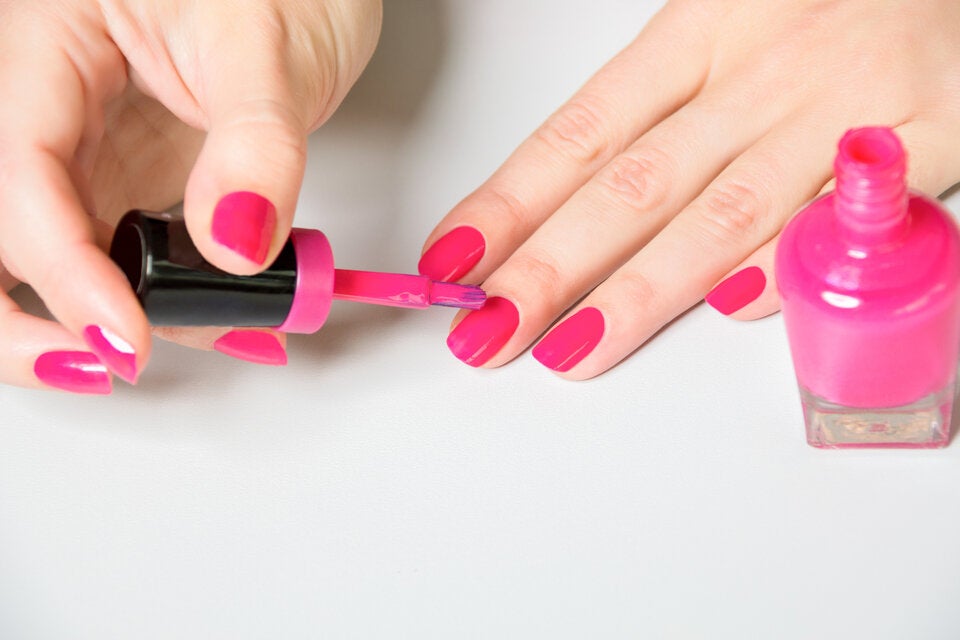 pinker Nagellack