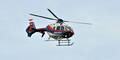 Polizeihubschrauber im Einsatz (Symbolfoto).