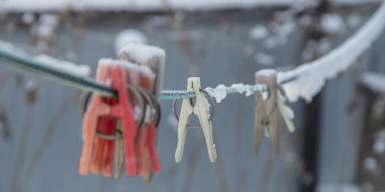 Warum Sie Ihre Wäsche bei Minusgraden draußen trocknen sollten