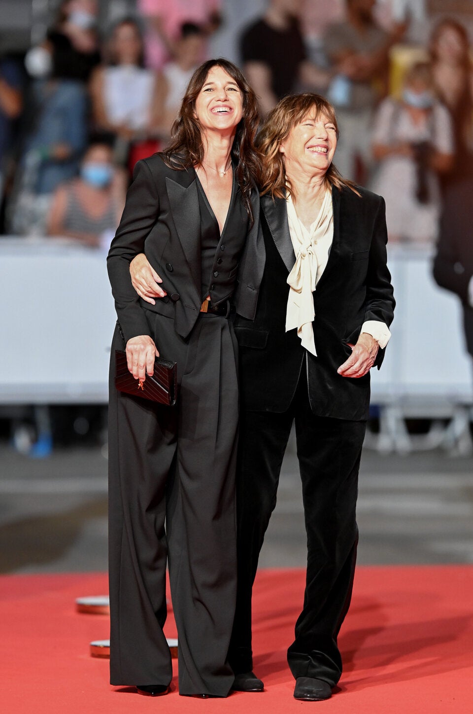 Jane mit ihrer Tochter Charlotte Gainsbourg.