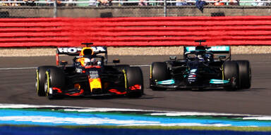 Max Verstappen und Lewis Hamilton