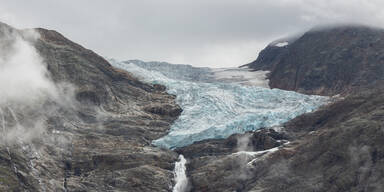Schmelzender Gletscher