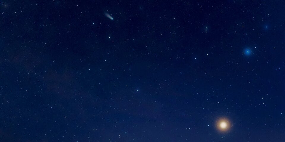 Komet Leonard funkelt in Erdnähe