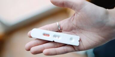 Positiver Antigen Covid Test