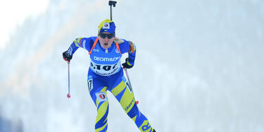 Bewegende Ukraine-Geste von Biathlon-Star